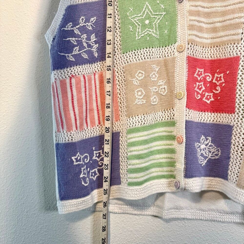 Vintage Koret Patchwork Embroidered Cottagecore V… - image 8